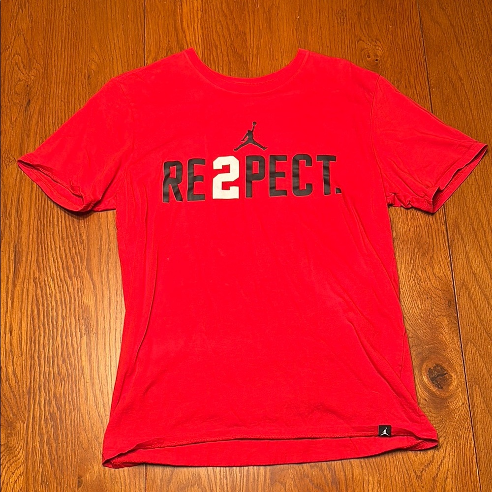 Jordan Red Graphic T-Shirt for Men